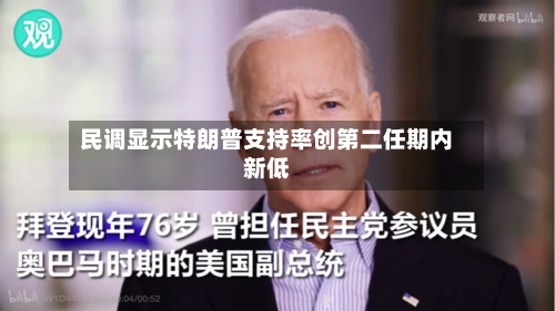 民调显示特朗普支持率创第二任期内新低