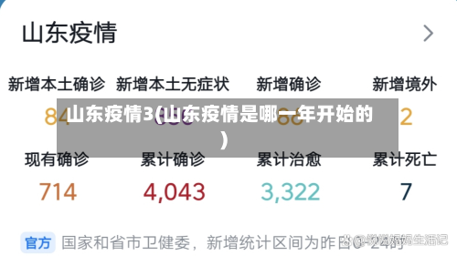 山东疫情3(山东疫情是哪一年开始的)